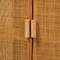 Bali & Pari Paloma Modern Bohemian Light Honey Rattan Large Storage Cabinet 242-13571-ZORO - alternate 4